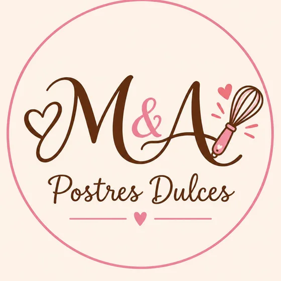 Logo de M&A Postres Dulces, postres caseros sin TACC en Pila